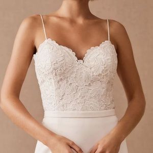 Catherine Deane Havanna Corset Top Ivory